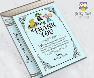 Storybook Theme Printable Thank You Card
