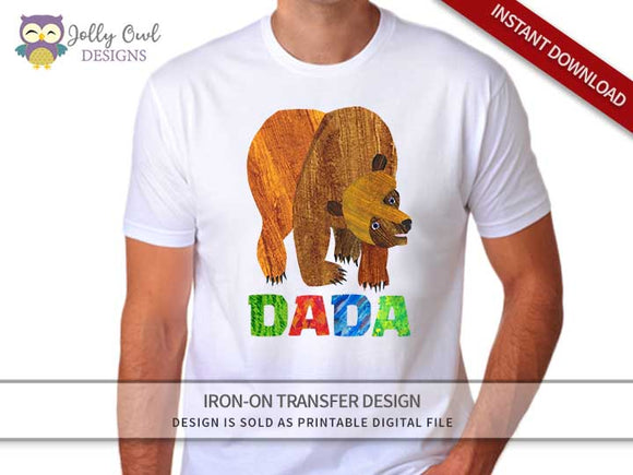 Brown Bear, Brown Bear, What Do You See? Iron On Transfer Design For DADA