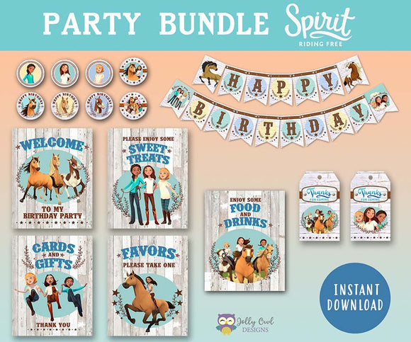 Spirit Riding Free Party Bundle - For Birthday