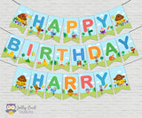Hey Duggee Happy Birthday Banner - Personalized