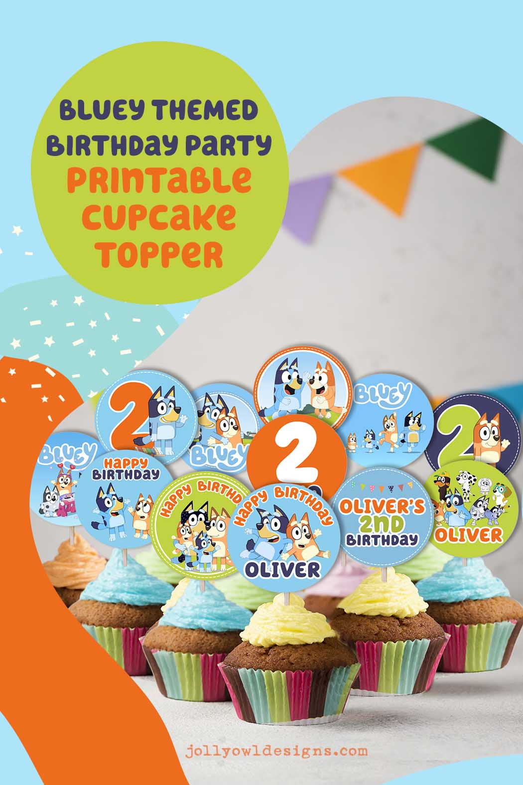 Bluey Birthday Party Printable Signs - Personalized – Jolly Owl Designs