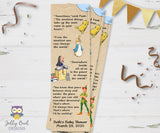 Storybook Themed Baby Shower Bookmark Famous Quotes