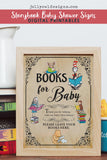 Story Book Themed Baby Shower or Birthday Party - Books for Baby Sign