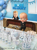 Boss Baby Birthday Party - Personalized Backdrop Banner Poster - Digital Printable Decoration
