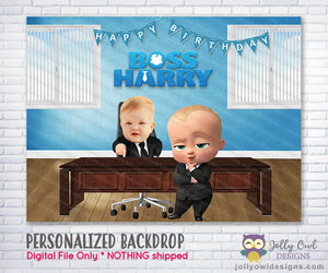 Birthday Invitation Baby Boss Theme 18