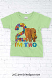 Brown Bear, Brown Bear, What Do You See? Iron On Transfer Design 2nd Birthday Shirt