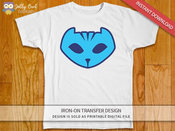 PJ MASKS CATBOY Logo Iron On Transfer Design