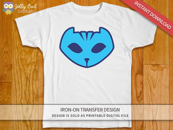 PJ MASKS OWLETTE Logo Iron On Transfer Design for Shirt Costume