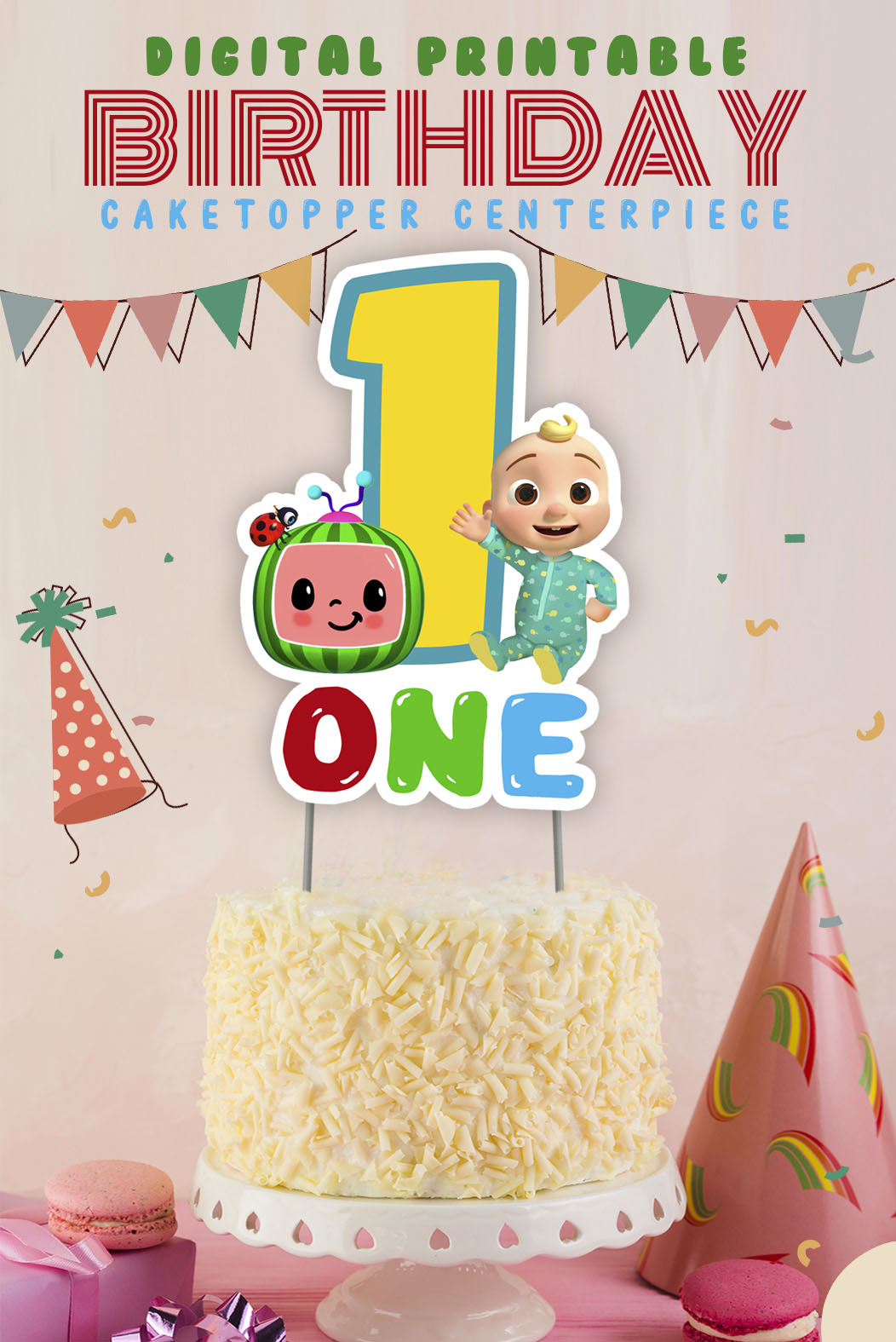 Free Happy Birthday Cake Topper Template - Download in PDF, Illustrator,  EPS, SVG, JPG, PNG | Template.net