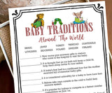 Storybook Book Themed Baby Shower Game - Baby Traditions Around The World