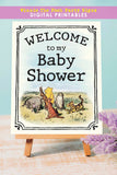 Winnie The Pooh Party Welcome Sign - Baby Shower