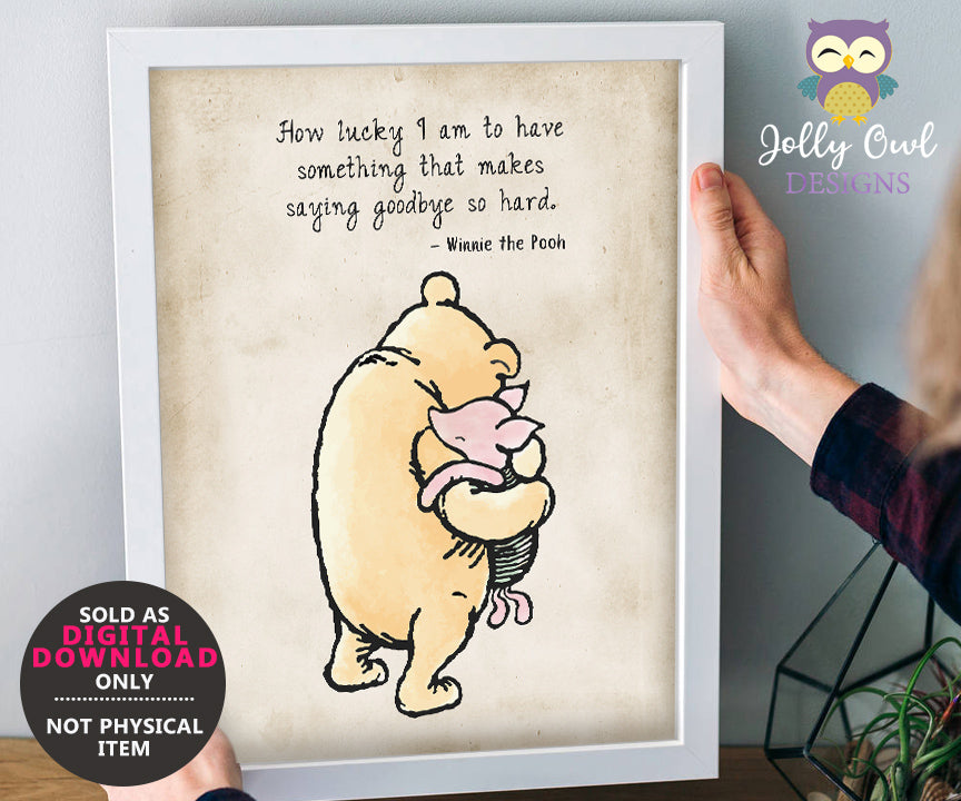 Classic Winnie The Pooh Quote - Printable Wall Art Decor for Kids Bedr – Jolly Owl Designs classic-winnie-the-pooh-quote-printable-wall-art-decor-for-kids-bedr-jolly-owl-designs
