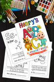 Personalized Cocomelon Birthday Party Activity Book | ABC Alphabet Coloring Pages | Downloadable Printable Digital PDF File