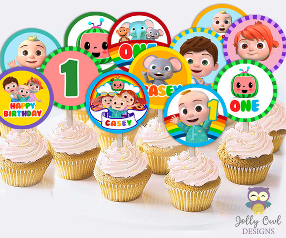Personalized Cocomelon Birthday Party Activity Book