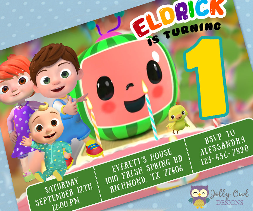 cocomelon-birthday-party-invitation-digital-printable-file-jolly-owl-designs for Free Printable 12th Birthday Invitation Cocomelon Birthday Party Invitation - Digital Printable File – Jolly Owl Designs for Free Printable 12th Birthday Invitation