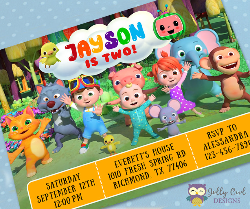 cocomelon-birthday-party-invitation-digital-printable-file-jolly-owl-designs for Free Printable 12th Birthday Invitation Cocomelon Birthday Party Invitation - Digital Printable File – Jolly Owl Designs for Free Printable 12th Birthday Invitation