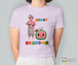 Cocomelon Iron On Transfer T-shirt Design / Birthday Family T-shirt For Grandma or Grandmother - Digital File Only