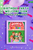 Cocomelon Birthday Party Personalized Welcome Sign