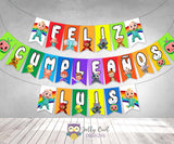 Cocomelon Feliz Cumpleaños Party Banner - Personalized Birthday Banner