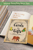 Book Themed Baby Shower Party Sign - Cards and Gifts