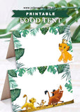 The Lion King Food Tent-Label