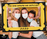 FRIENDS TV Show Holiday Party Photo Booth Frame The One Where We Survived 2020