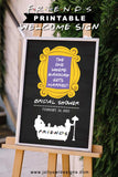 FRIENDS TV Bridal Shower Party Welcome Sign-Digital Printable