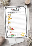 Friends TV Show Bridal Shower Game - Emoji Pictionary Game
