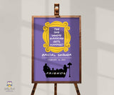 FRIENDS TV Bridal Shower Party Welcome Sign-Digital Printable
