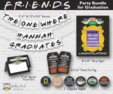 FRIENDS TV Party Bundle For Graduation - Personalized