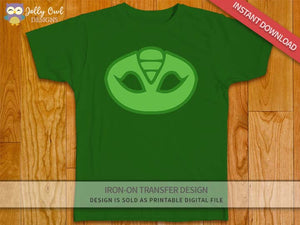 PJ MASKS GEKKO Logo Iron On Transfer Design