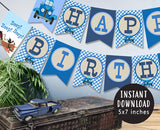 Little Blue Truck Happy Birthday Party Banner