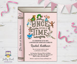 Stoybook Themed Baby Shower Invitation - Once Upon A Time