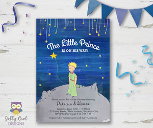 The Little Prince Birthday Party Invitation