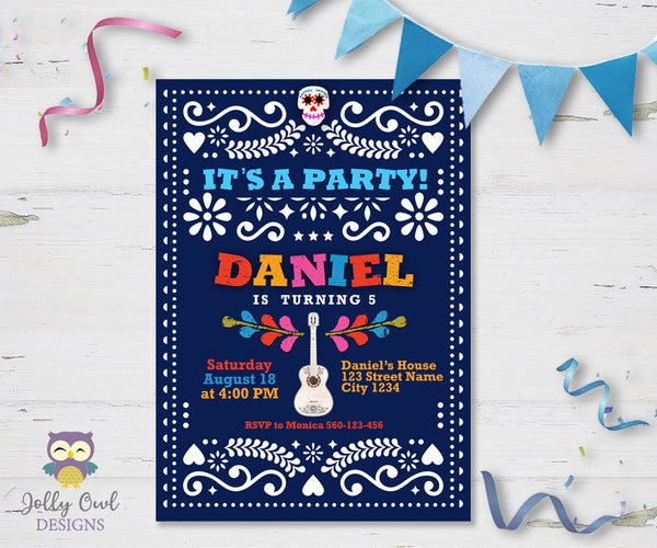 BLUEY Themed Birthday Party Invitation-Digital Printable – Jolly Owl Designs