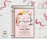 Nursery Rhymes Themed Baby Shower Invitation