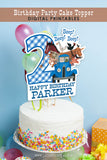 Little Blue Truck Birthday Party Centerpiece Cake Topper