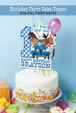 Little Blue Truck Birthday Party Centerpiece Cake Topper