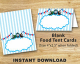 Food Tent Label for Thomas The Train Birthday Party