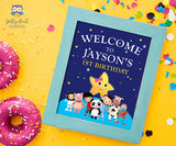 Little Baby Bum Birthday Party Welcome Sign - Personalized