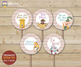 Alice In Wonderland Tea Party Cupcake Toppers