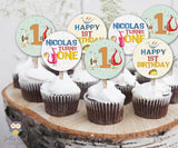 Dragons Love Tacos Personalized Cupcake Toppers