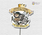 Where The Wild Things Are Baby Shower Centerpiece Personalized