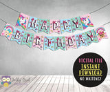 Jojo Siwa Theme Happy Birthday Printable Banner