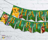 The Lion King Personalized Happy Birthday Printable Banner