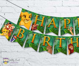 The Lion King Happy Birthday Banner