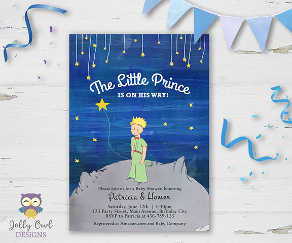 The Little Prince Baby Shower Invitation