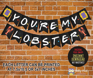 Friends TV Banner YOU'RE MY LOBSTER