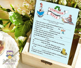 Book Themed Baby Shower Game - Storybook Quiz