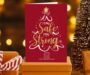 2020 Christmas Holiday Greeting Card on a Pandemic, Quarantine, Isolation - Digital Download